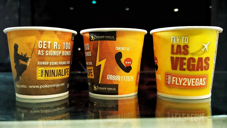 marketing campaigns for online gaming paper cup ads gingercup