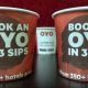 oyo rooms branded paper cups
