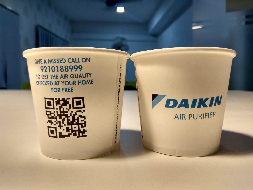 daikin campaign paper cups