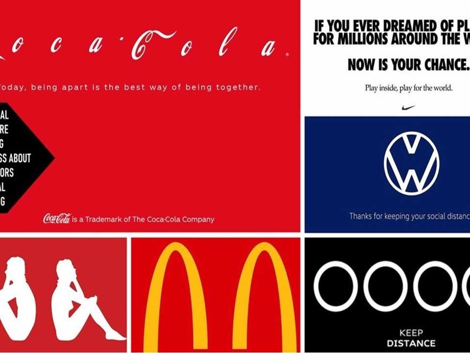 Creative advertising during coronavirus