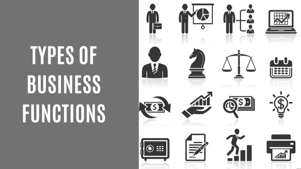 types of business functions