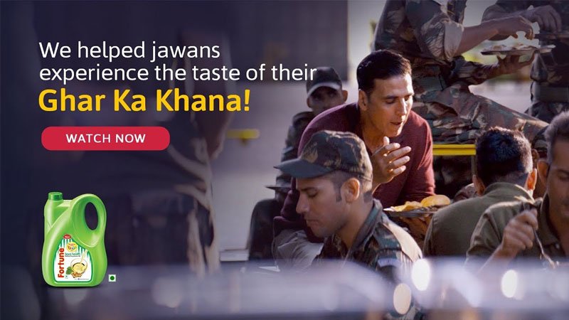ghar ka khana fortune oils marketing campaign