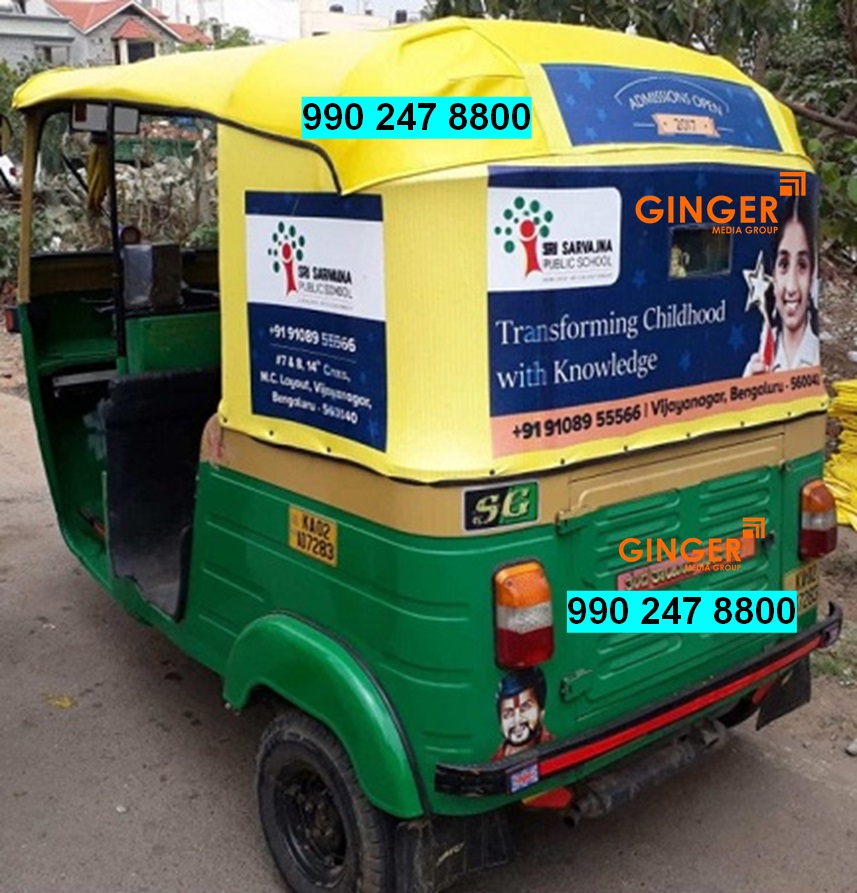 auto rickshaw advertising in bangalore