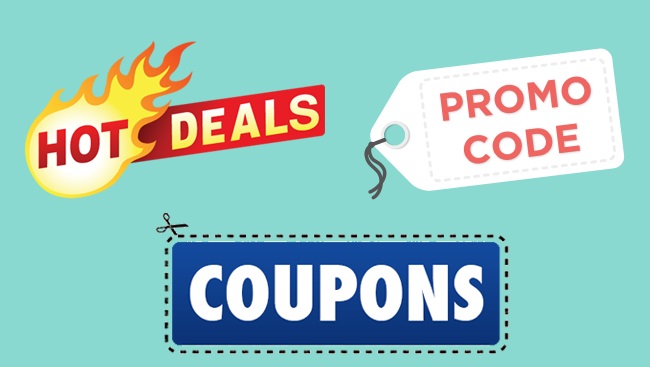 promo codes coupons and deals