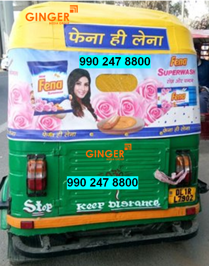 auto rickshaw advertising in pan india