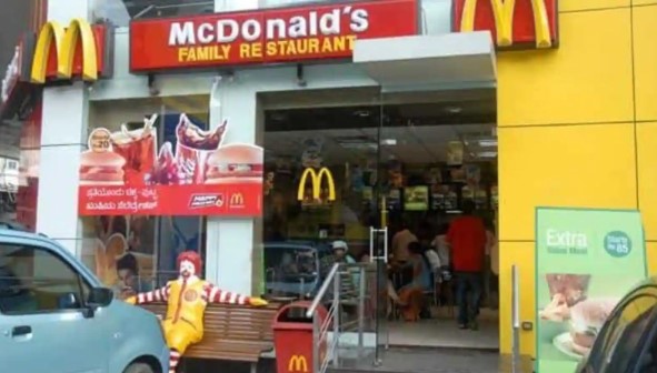 Picture showing a McDonald's restaurant