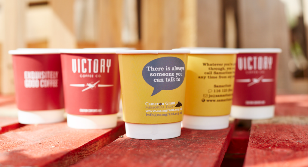 paper cup advertising