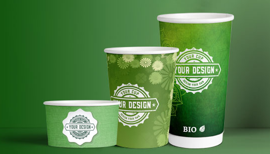 paper cup advertising