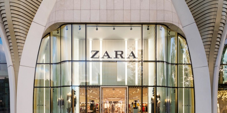 This image shows a ZARA store
