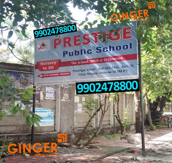 Pole Boards in Delhi for Prestige Public School