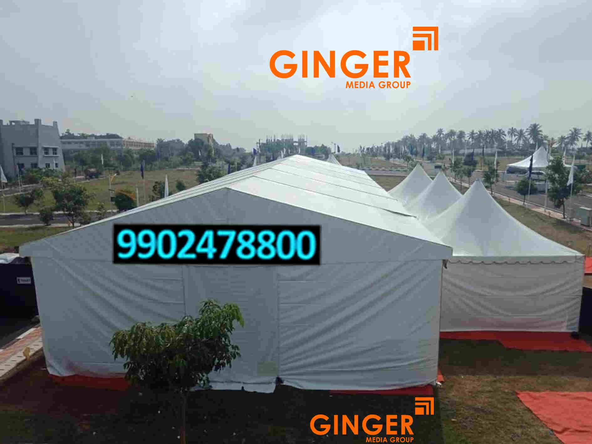 German Tents/ Pagodas Branding in India