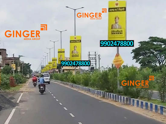 Pole Boards in Jaipur for Cement Brand