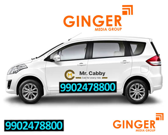 cab advertising lucknow mr cabby