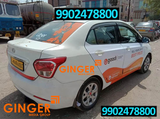 cab branding agra gaadi