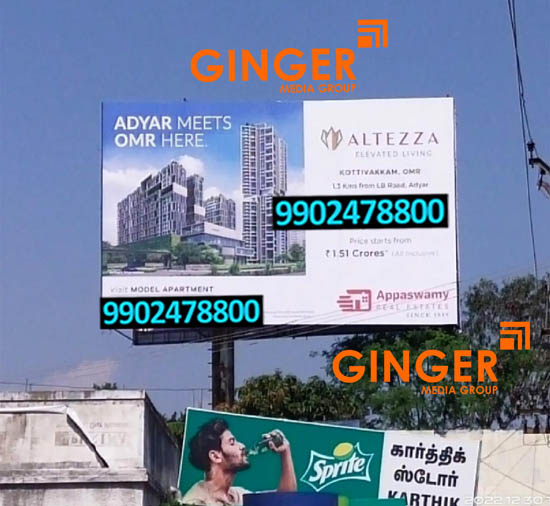 Billboard Advertising in Agra on white board