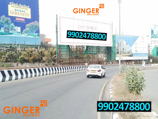 Billboard Advertising in Hyderabad on blue color board