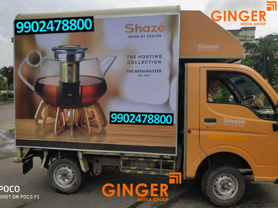 Mobile Van Advertising in Pune for Shaze Brand
