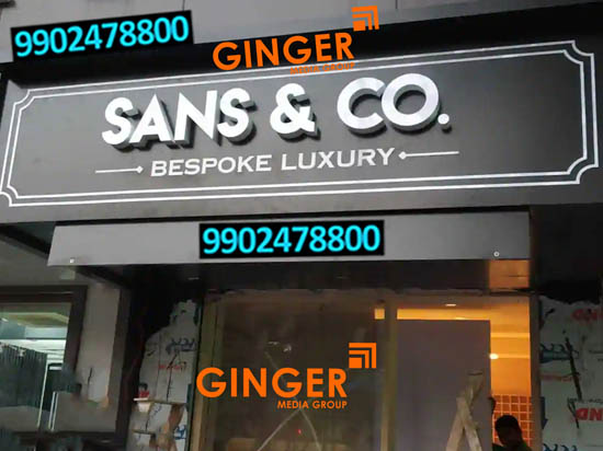 Shop Name Board in Kolkata for SANS & CO. Shop