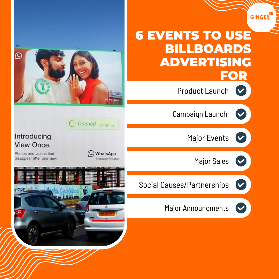6 events to use billboards advertising for