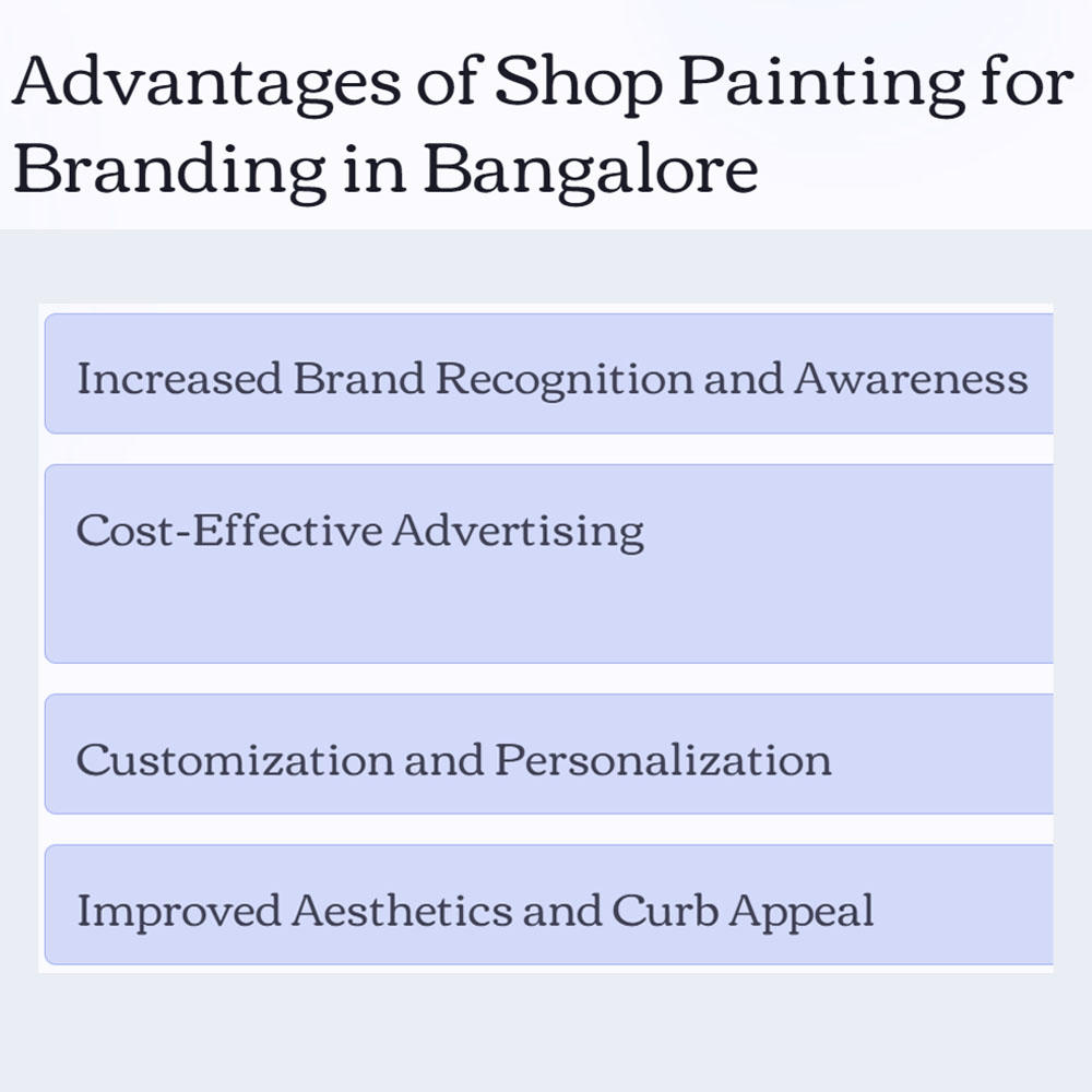 advantages of shop painting for branding in bangalore