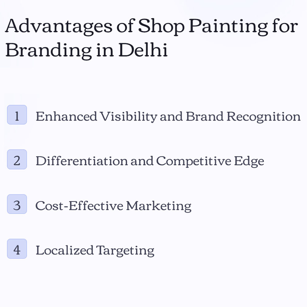 advantages of shop painting for branding in delhi