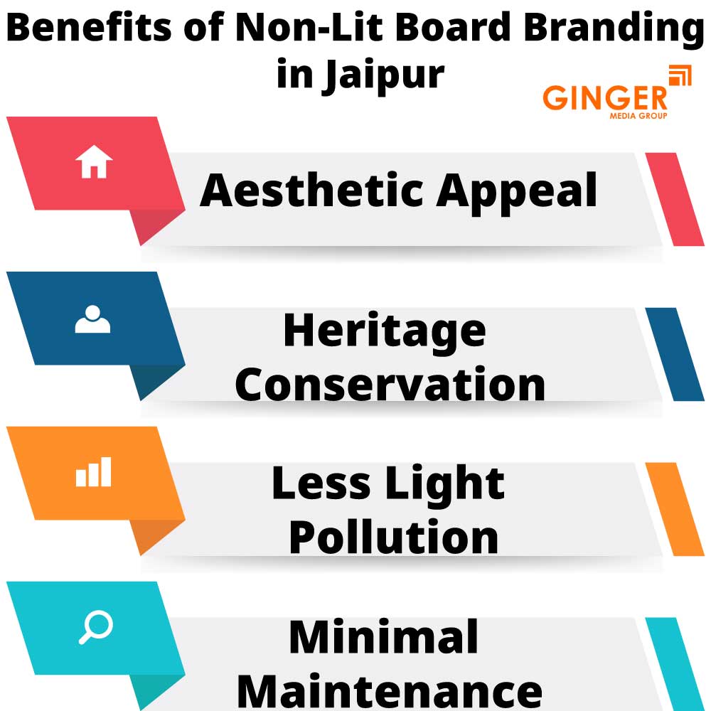 benefits of non lit board branding in jaipur