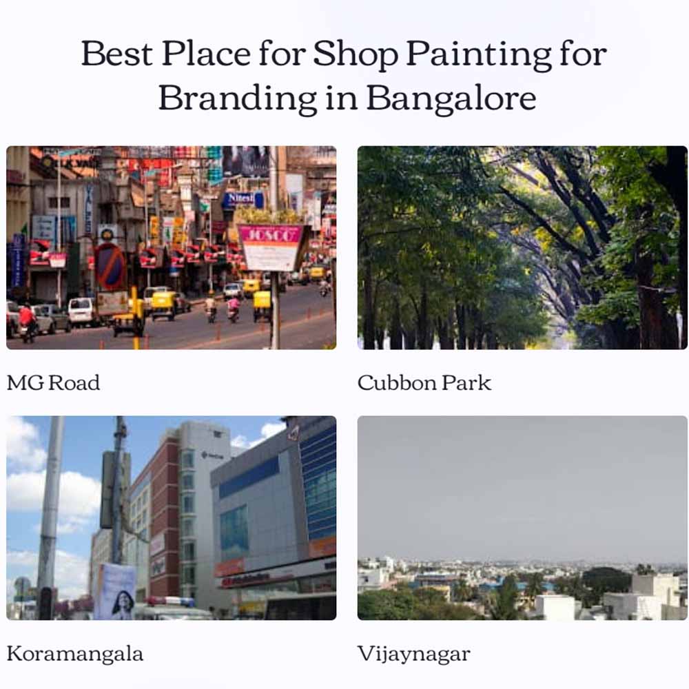 best place for shop painting for branding in bangalore