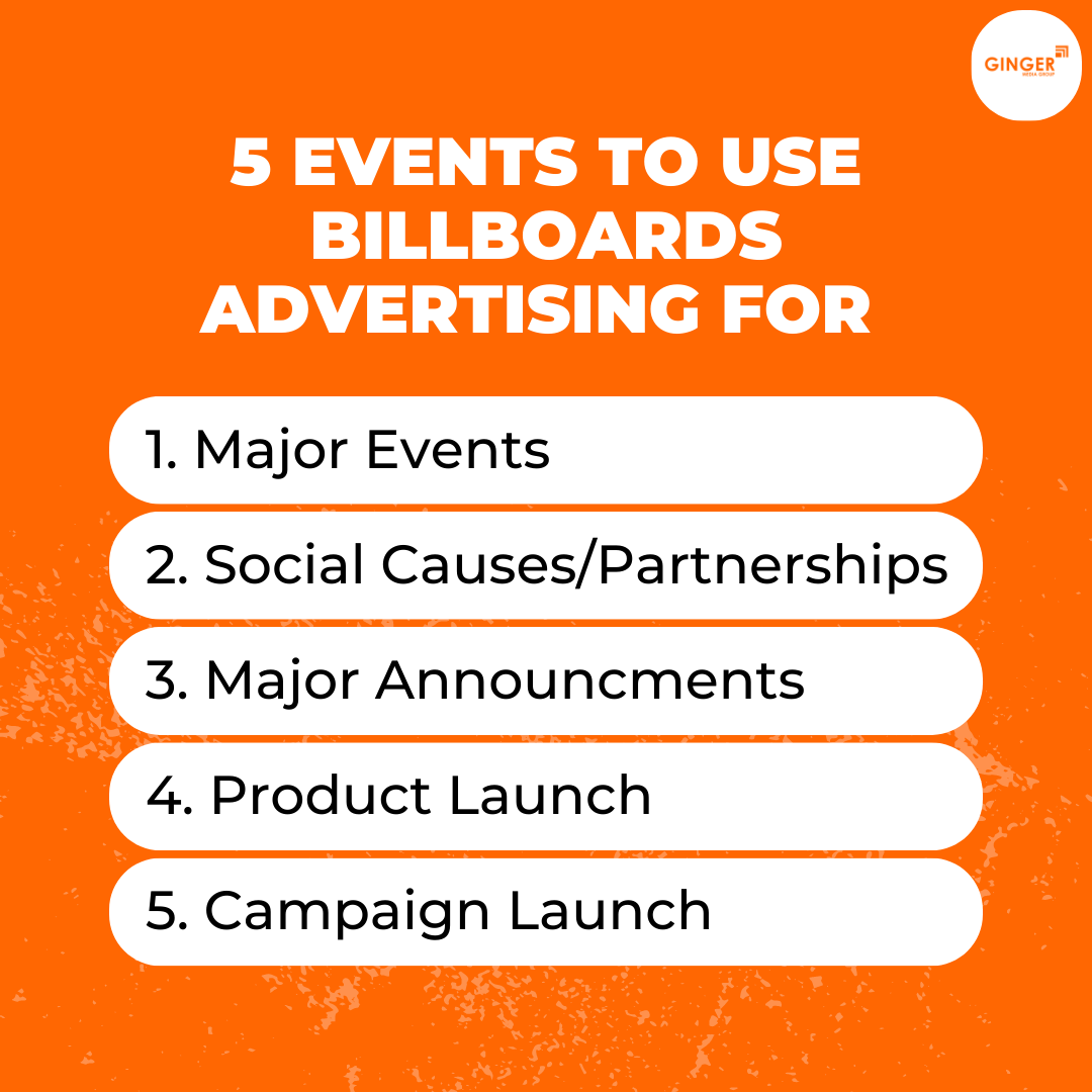 5 Events to use Billboards advertisement in Mumbai