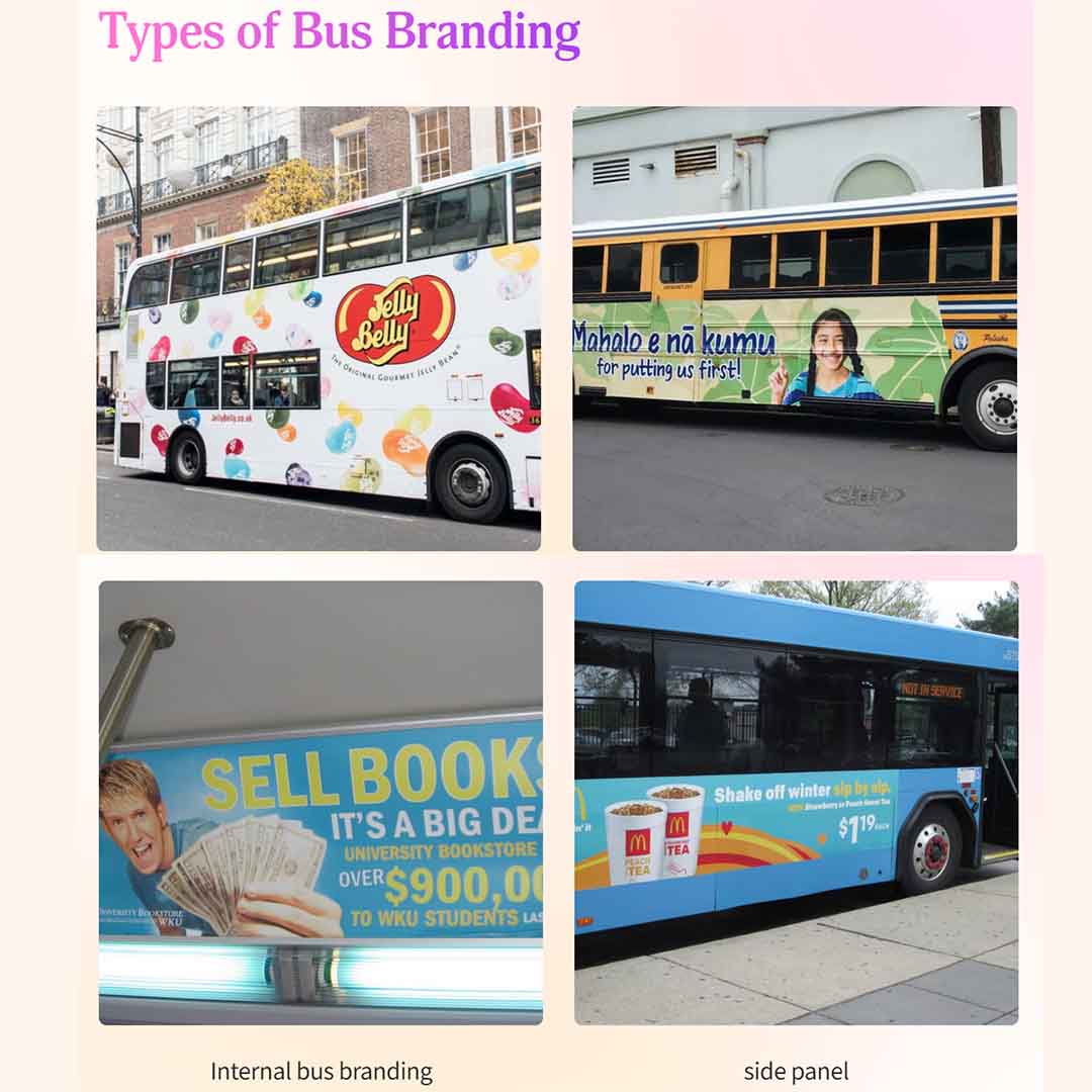 types of bus branding