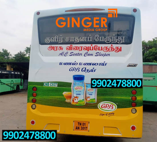 Bus Branding in Chennai for GRB Brand
