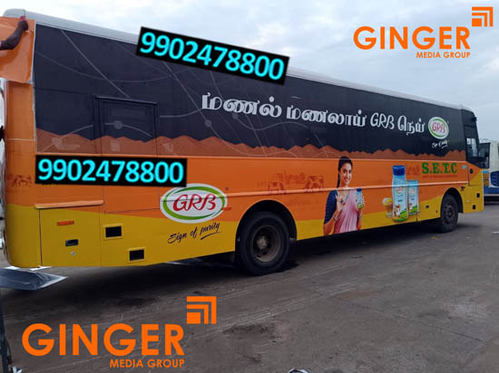 Bus advertising in Chennai for GRB Brand