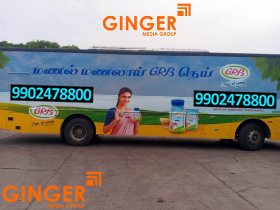 Bus advertising in Chennai for GRB Brand