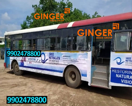 bus branding hydrabad shree netralaya