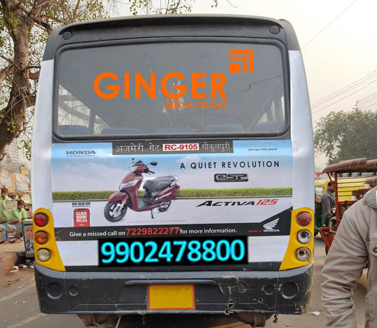 bus branding jaipur activa