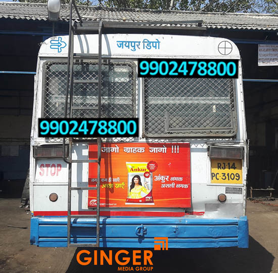 bus branding jaipur ankur