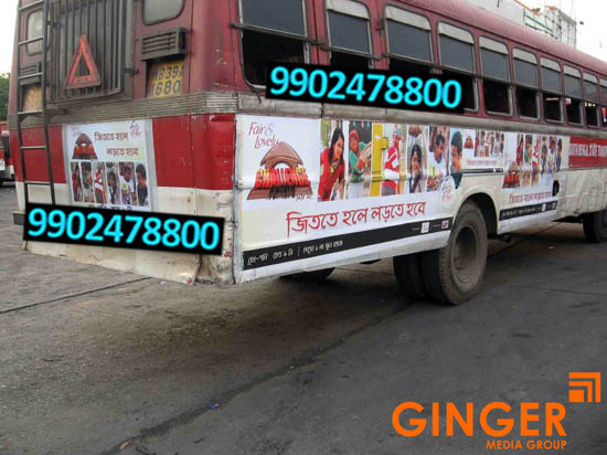 bus branding kolkata central poster