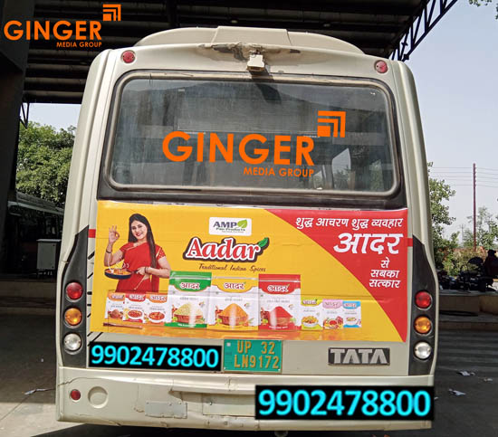 Bus Branding in Lucknow for TATA Brand