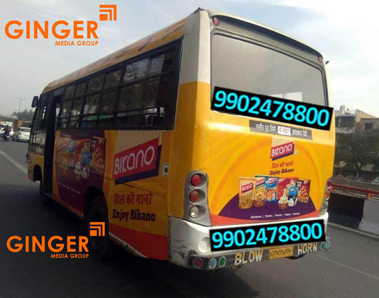 Bus Branding in Lucknow for BICANO Brand