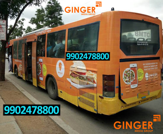 Bus Branding in Lucknow for SWIGGY