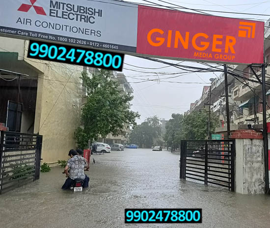 gate-banner-branding-bangalore-mitsubishi-electric - Ginger Media Group gate banner branding bangalore mitsubishi electric