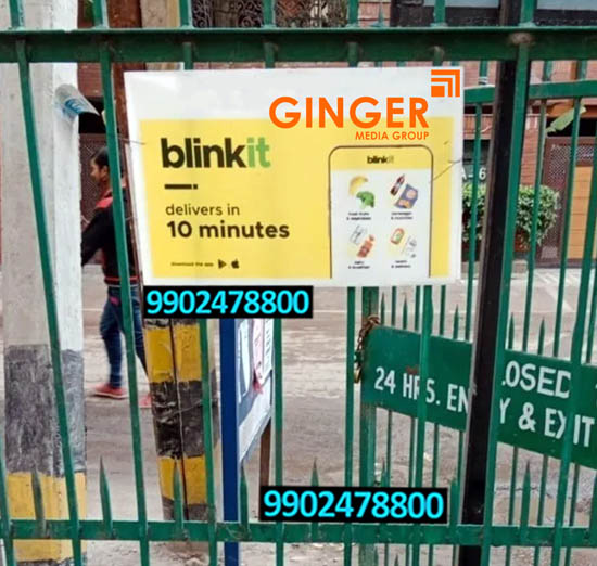 Signage Board in Chennai for blinkit