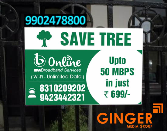 gate branding hydrabad save tree