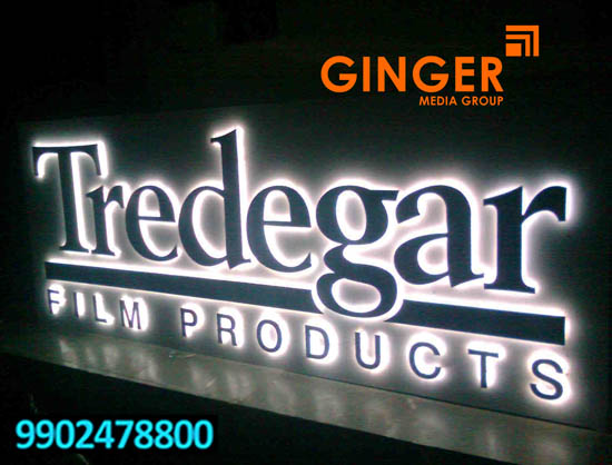 Glow Signage Board in Kolkata for Tredegar
