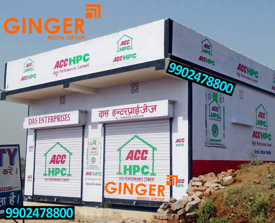 Shop Shutter Painting in Bangalore for ACC HPC