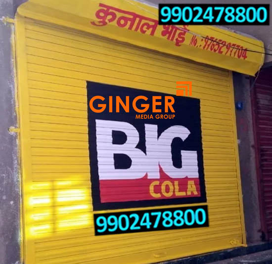 Shop Shutter Painting in Bangalore for BIG Cola