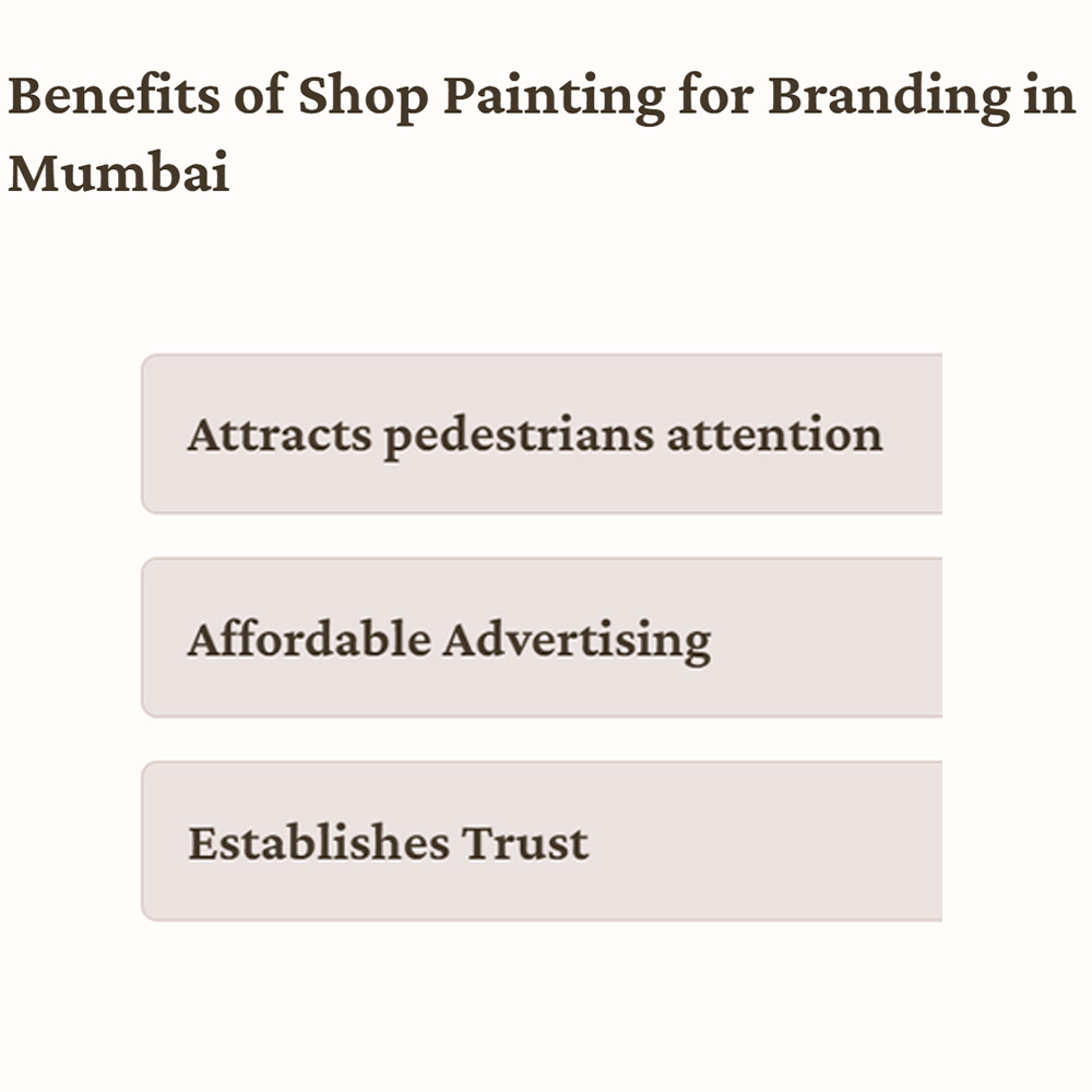 Benefits of Shop Shutter Painting in Mumbai