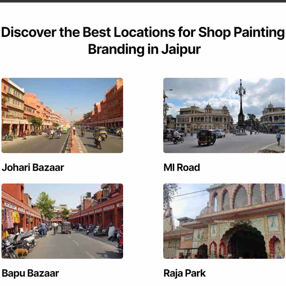 discover the best locations for shop painting branding in jaipur