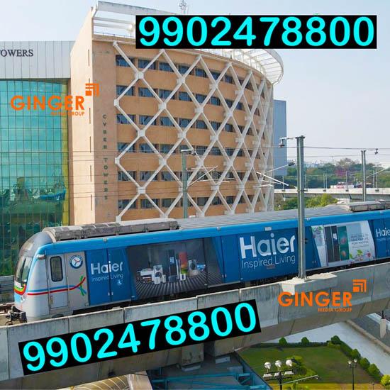 metro branding delhi haier