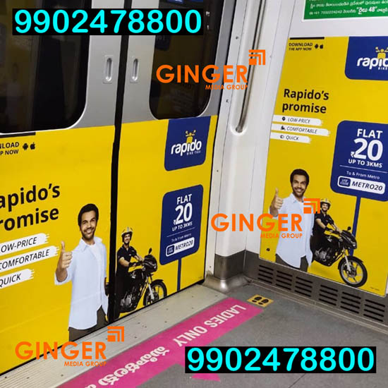 metro branding delhi rapido