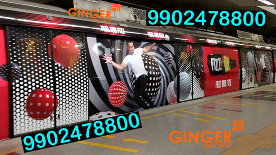 Metro Branding in Hyderabad for FIZZ brand